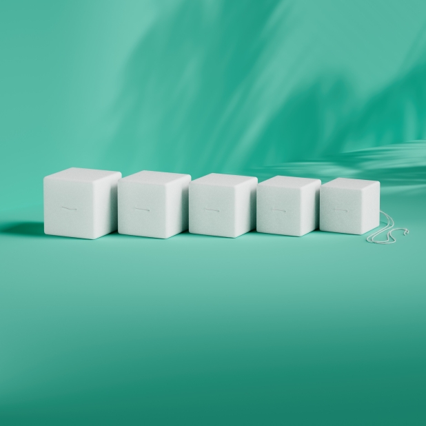 1 x kostenloses Contam<sup>®</sup> Muster Würfelform